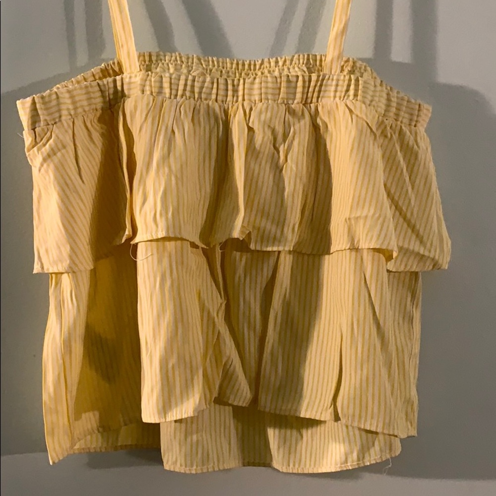 Stripe Ruffle Top - Picture 4 of 4